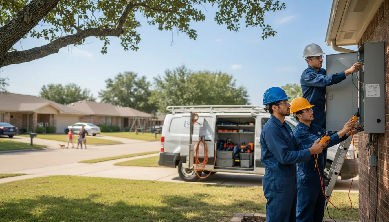 Certified electrician providing emergency electrical services in Valley Center, KS